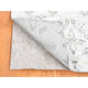 Gray, Modern Design Silk and Wool Hand Knotted Oriental Rug, 3'x5'2"