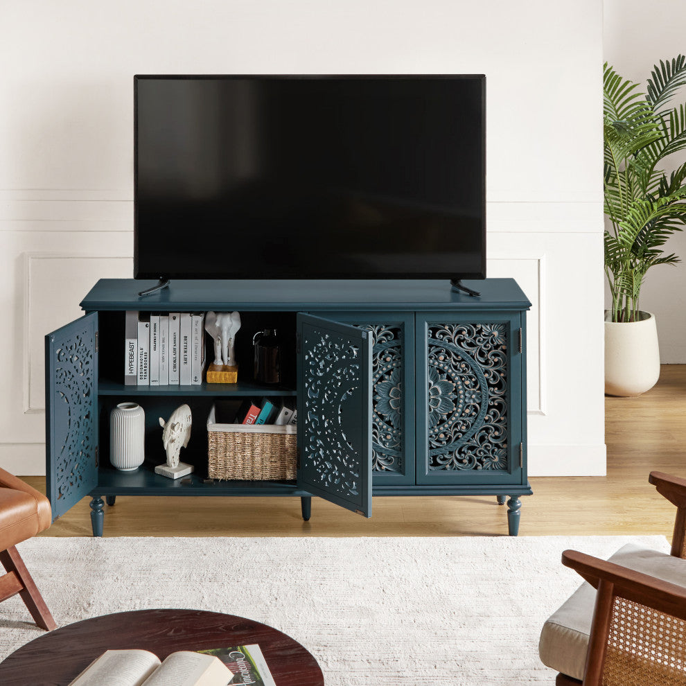 63"W Sideboard, Blue