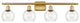 Innovations 516-4W-SG-G122-6 4 Light 36" Bath Vanity Light, Satin Gold