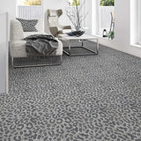 Vumbura Plains Area Rug, Indoor, Outdoor, Accent Carpet, Charcoal, 4'x6'