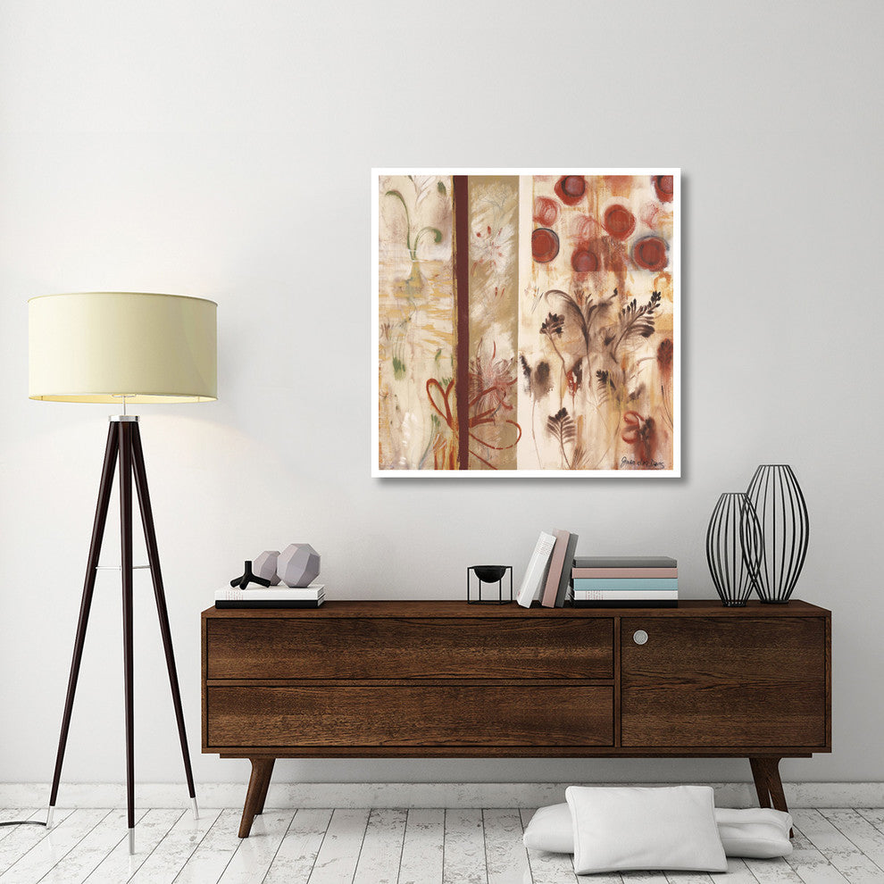 "Autumn Sketch #6" Digital Paper Print by Joan Elan Davis, 42"x42"