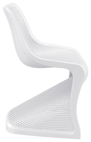Compamia Bloom Outdoor Dining Chairs, Set of 2, White
