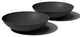 Lane Round Planter Bowl, Black, 32'', 2 Pack