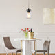 Mason Jar Glass Pendant Light Fixture Plug in Hang Lamp