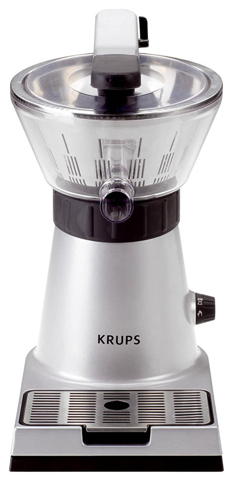 Krups Stainless Steel Electric Citrus Press With Manual and Automatic Settings