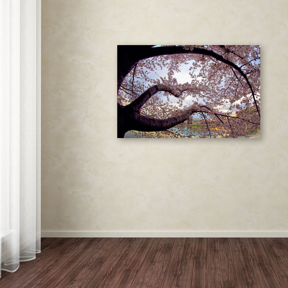 'Cherry Blossoms 2014-1' Canvas Art by CATeyes