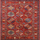 Ahgly Company Indoor Square Mid-Century Modern Area Rugs, 5' Square