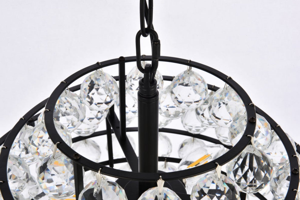 Seren 16" Pendant, Black