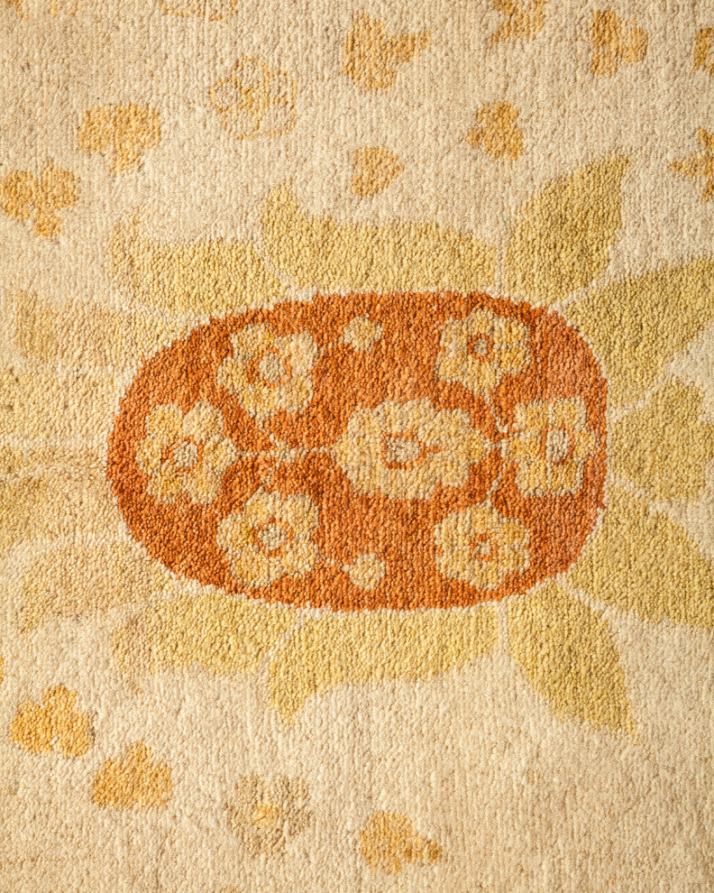 Mogul, One-of-a-Kind Hand-Knotted Area Rug Ivory, 9'4"x12'2"