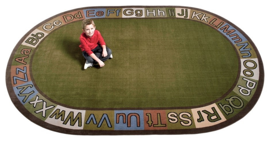 Alpha Circletime Abc Rug Earth Tone