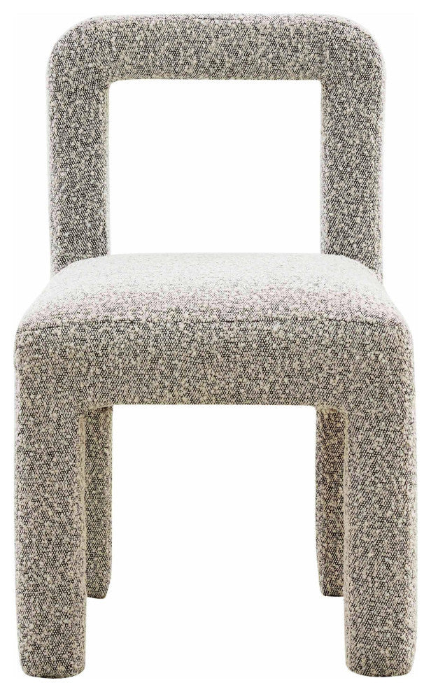 Hazel Grey Boucle Dining chair