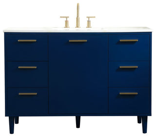 Bailey 48" Bathroom Vanity, Blue