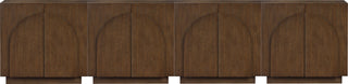 Navona Oak Veneer Sideboards / Buffet, Brown, 4pc