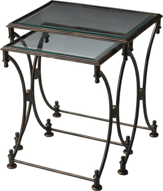 Butler Beverly Metal Nesting Tables