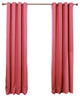 Solid Grommet Top Thermal Insulated Blackout Curtains, Pink, 120"