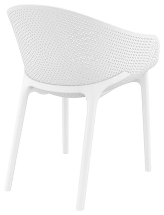 Compamia Sky Outdoor Dining Chair, Set of 2, White