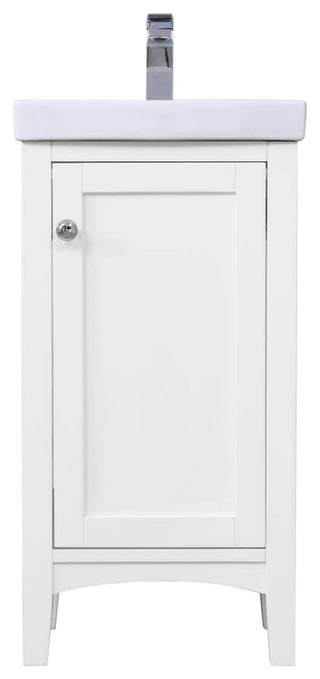Elegant VF2318WH 18" Single Bathroom Vanity Set, White