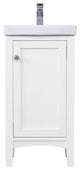 Elegant VF2318WH 18" Single Bathroom Vanity Set, White