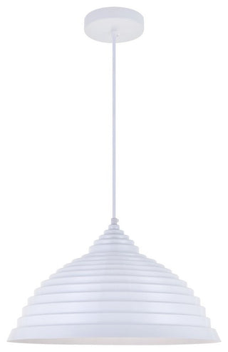 Courtney 1-Light White Pendant