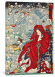"Jigoku Dayu (hell Courtesan)" by Kawanabe Kyosai, Canvas Print, 40"x26"
