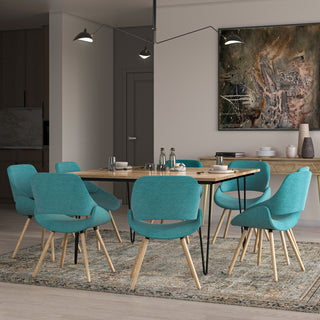 Malden Bentwood Dining Chair with Light Wood