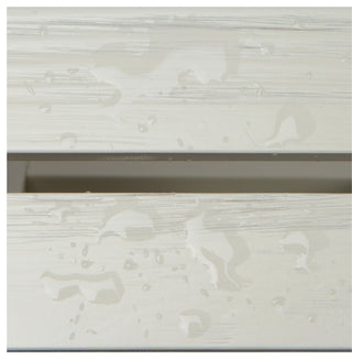 Shine Company 4118EW Adirondack Round Folding Table Hydro-Tex Finish, Eggshell