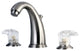 Kingston Brass Widespread Bathroom Faucet With Retail Pop-Up, Brushed Nickel