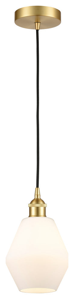Innovations 616-1P-SG-G651-6 1-Light Mini Pendant, Satin Gold