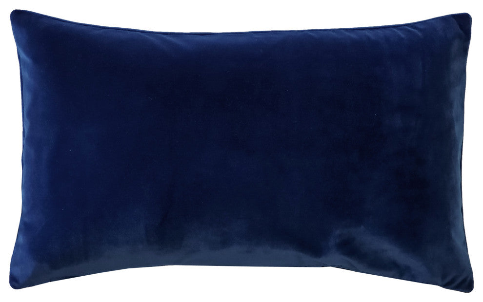 Castello Velvet Throw Pillows, Complete Pillow with Insert (18 Colors, 3 Sizes)