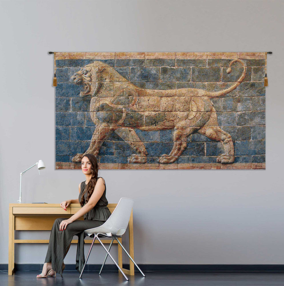 Lion II Darius Belgian Wall Tapestry