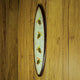 31 In Wood And Capiz Four Turtles Hand Carved Decorative Surfboard Wall Decor