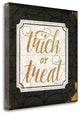 "Trick Or Treat Gold" By Jennifer Pugh, Giclee Print on Gallery Wrap Canvas