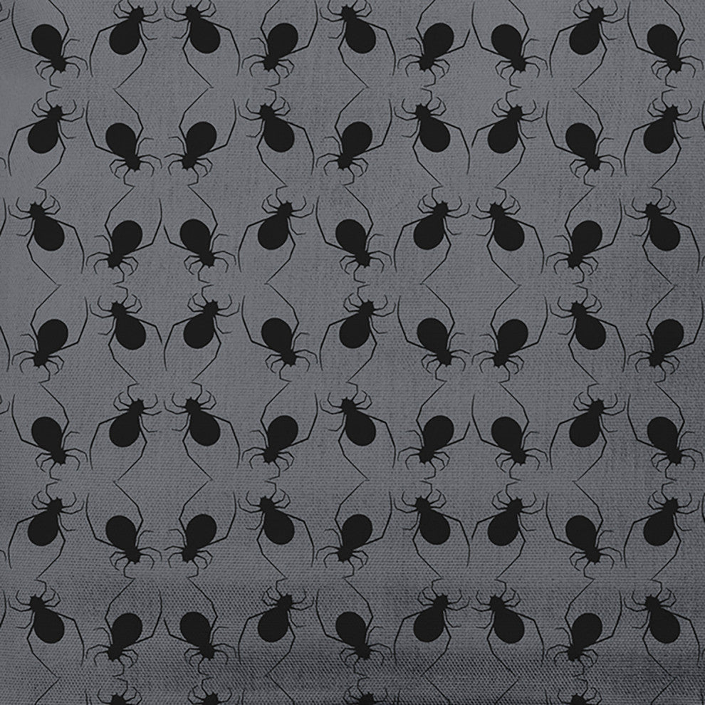 26"x26" Spider Cluster Decorative Throw Pillow, Steel Gray