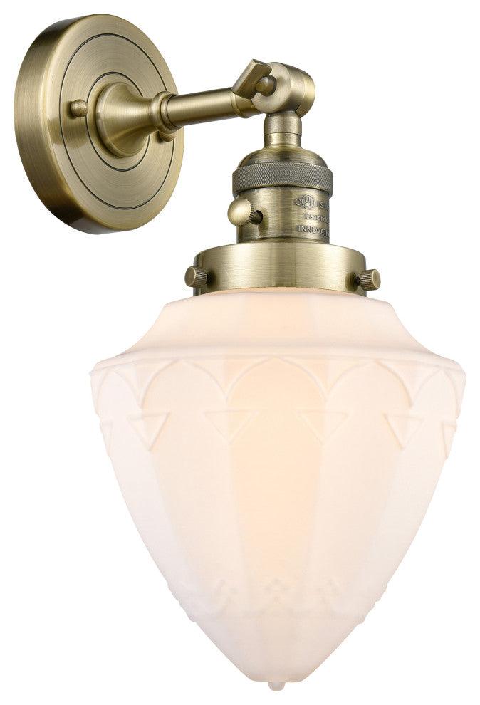 INNOVATIONS 203SW-AB-G661-7-LED 1-Light Sconce Antique Brass