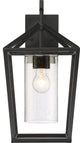 Nuvo Hopewell 1-Light Incandescent Matte Black Wall Mount