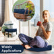 Costway 2PCS 21'' x 21'' Patio Chair Seat Cushion Pads Indoor/Outdoor Navy