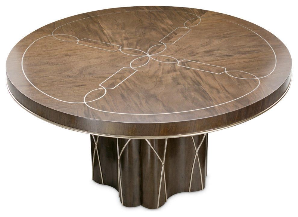 Villa Cherie Round Dining Table - Hazelnut
