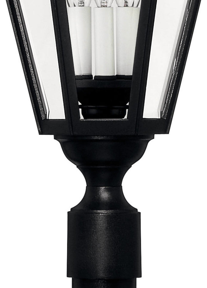 Hinkley Lighting H1471 Manor House 3 Light 27.5\" Tall Post Light - Black