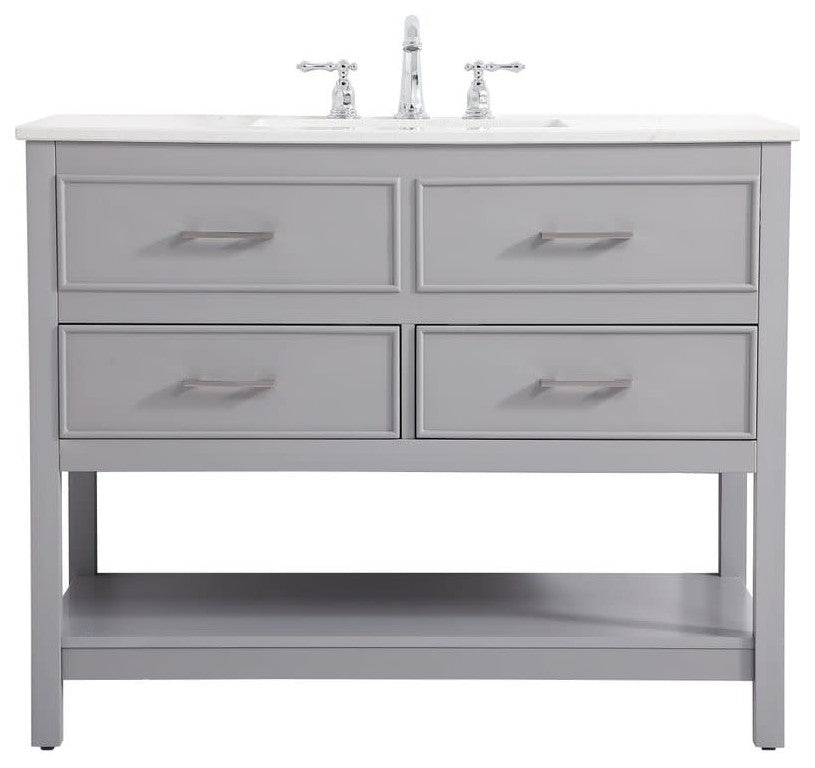 Elegant Lighting VF19042 Sinclaire 42" - Grey