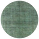 Ahgly Company Indoor Round Mid-Century Modern Area Rugs, 6' Round