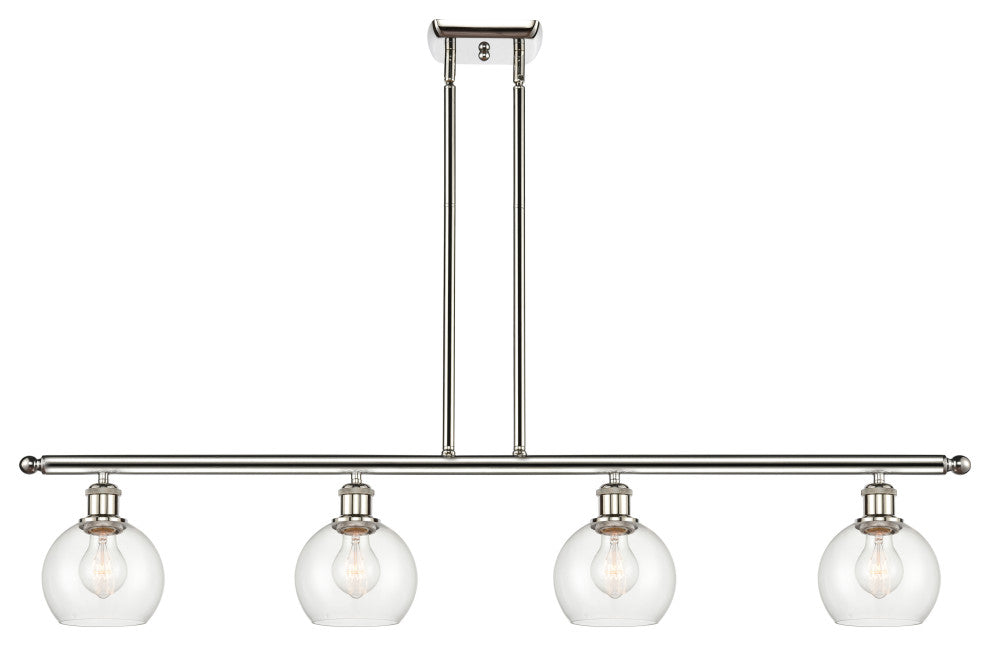 Innovations 516-4I-PN-G122-6-LED 4 Light Island Light, Polished Nickel