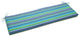 57"x19" Outdoor Spun Polyester Loveseat Cushion, Pike Azure