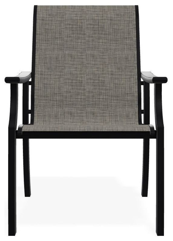 St. Catherine Sling Outdoor Armchair, Storm/Black