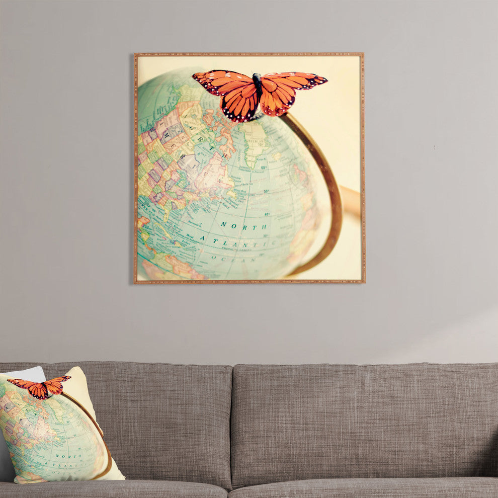 The Light Fantastic World Traveller Framed Wall Art