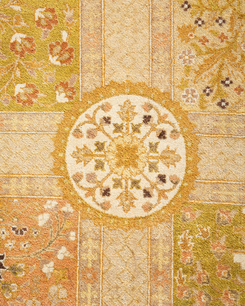 Sintgaing One-of-a-Kind Hand-Knotted Area Rug Ivory, 9'0"x12'6"