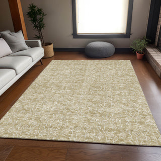 Premium Machine Washable Mayfield AMF691 Beige 5' x 7'6" Rug