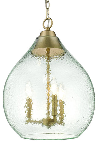 Golden Lighting 1094-3P-HCG Ariella 3 Light 15"W Taper Candle - Matte Black /