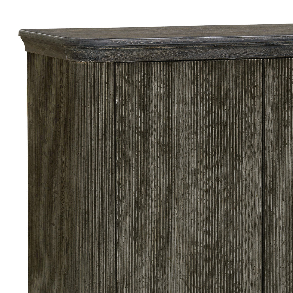 Reeded 2 Door Accent Chest with Shelves by Pulaski Furniture