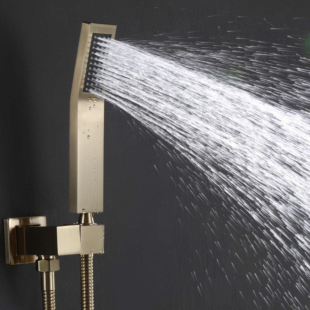 Wall Mounted Complete Shower System with Rough-In Valve