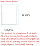 Nashville Recessed Niche 19.5"h x 15.5"w x 3.5"d, Unfinished